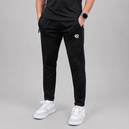 Navy & Black Summer Tracksuit Shirt – Half Sleeve | Lightweight & Athletic Fit