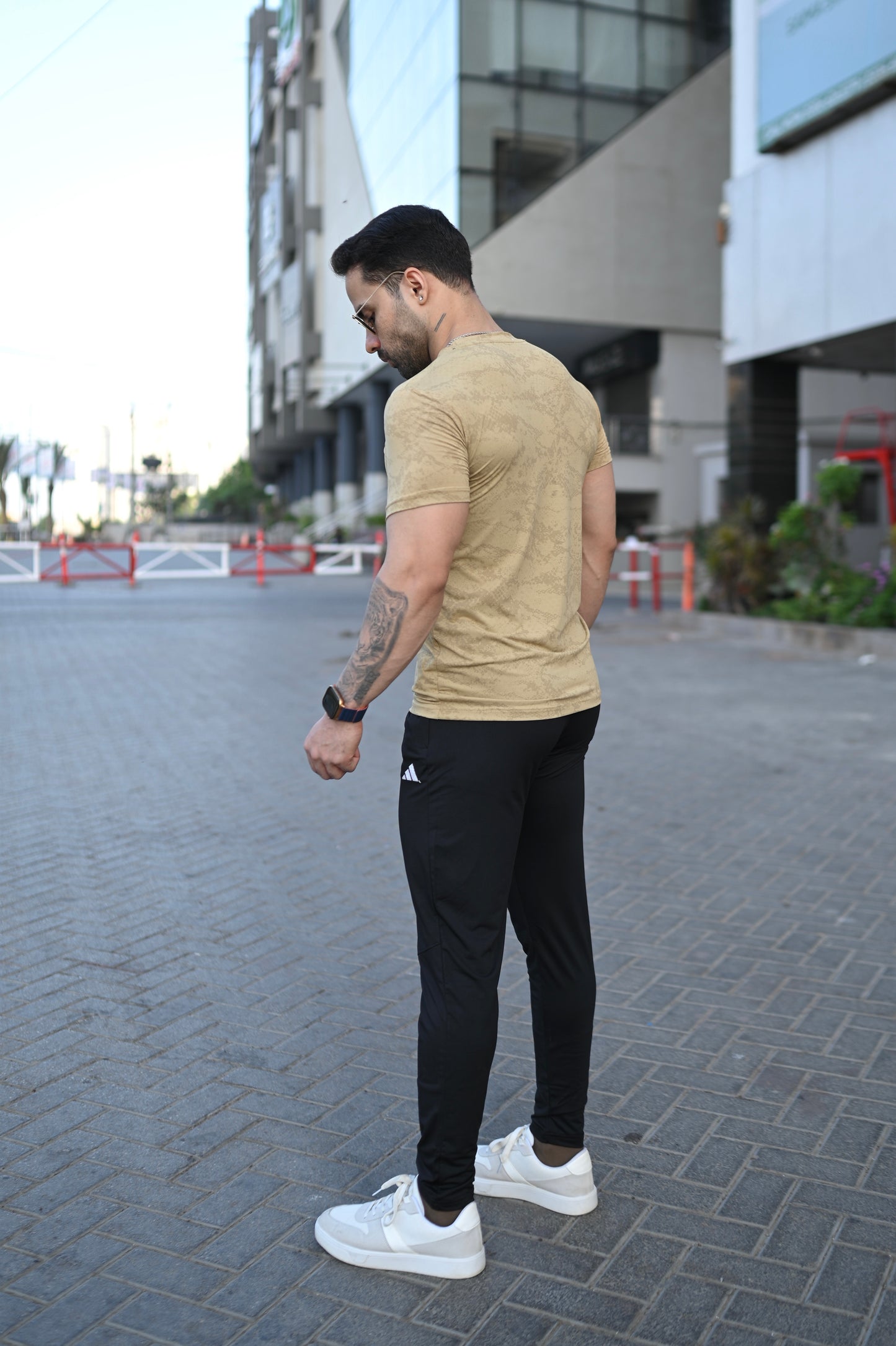 Rexa Black Lycra Performance Trouser – 4-Way Stretch | Slim Fit Activewear Bottom