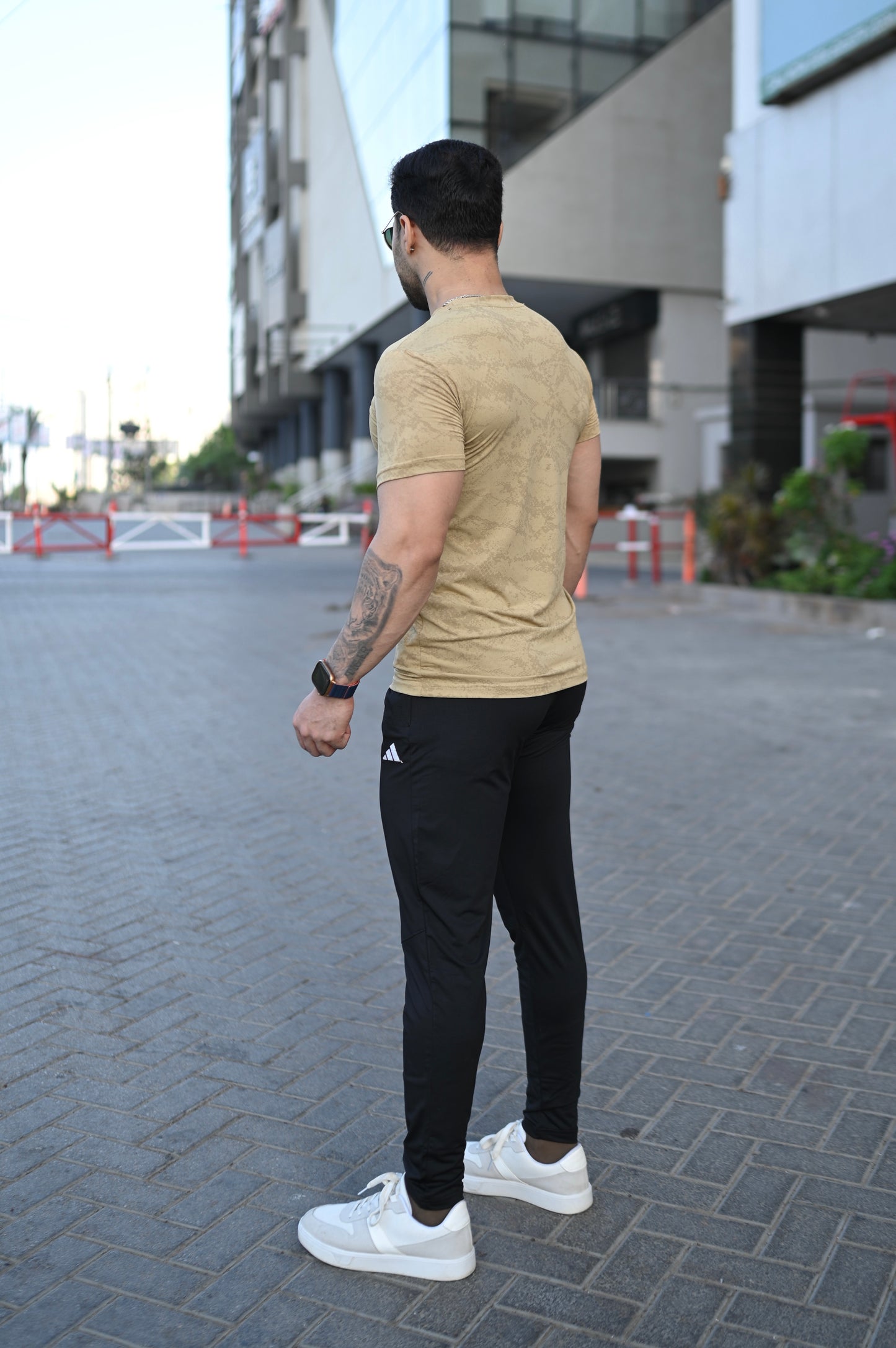 Rexa Black Lycra Performance Trouser – 4-Way Stretch | Slim Fit Activewear Bottom